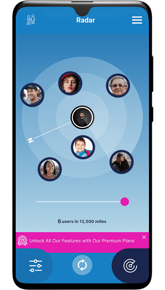 Serendipity radar screen