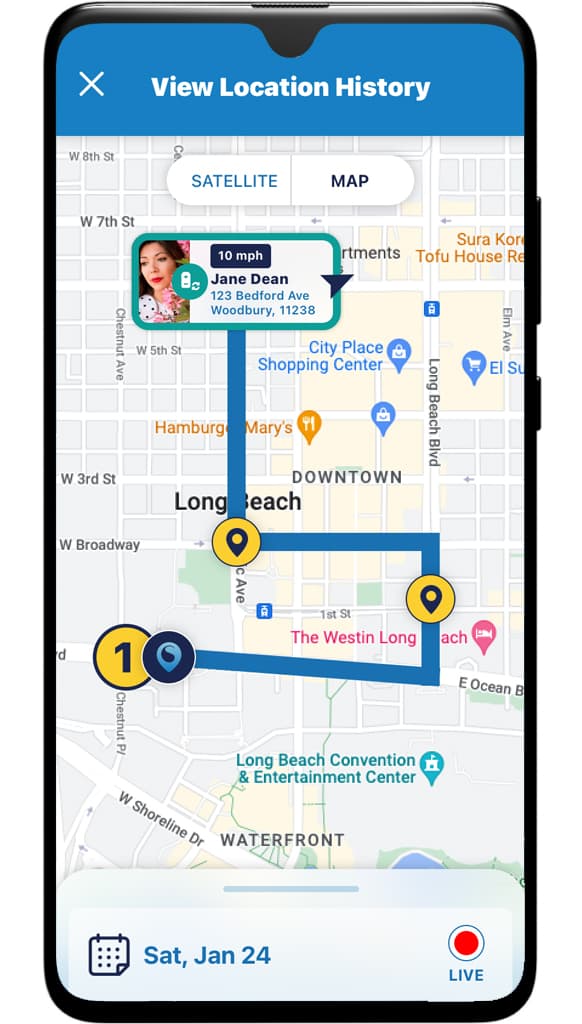View location history on Serendipity