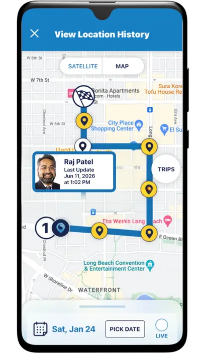 Location history on Serendipity