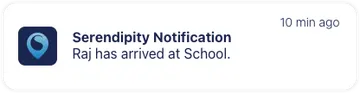 Arrival notification