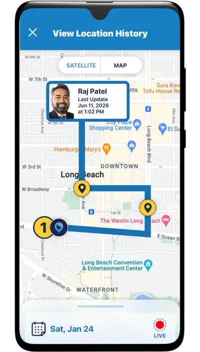 View location history on Serendipity